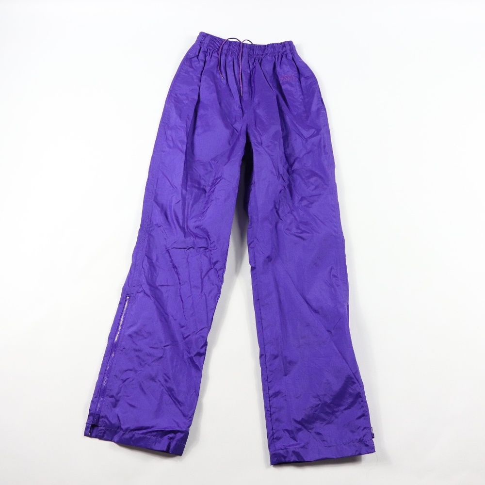 Vtg 90s Asics Womens Medium Jogger Pants Purple